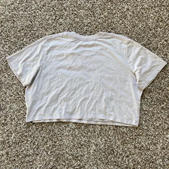 Prana Everyday Crop Tee Women's L Luminous Relaxed Fit Premium Softness Organic - Picture 5 of 9